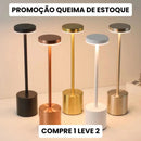 Luminária de Mesa Recarregável Sem fio Decorativa COMPRE 1 LEVE 2 Casa Farfelle  125 (Iluminação)  Casa Farfelle