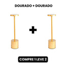 Luminária de Mesa Recarregável Sem fio Decorativa COMPRE 1 LEVE 2 Casa Farfelle  125 (Iluminação)  Casa Farfelle
