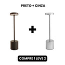 Luminária de Mesa Recarregável Sem fio Decorativa COMPRE 1 LEVE 2 Casa Farfelle  125 (Iluminação)  Casa Farfelle