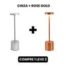 Luminária de Mesa Recarregável Sem fio Decorativa COMPRE 1 LEVE 2 Casa Farfelle  125 (Iluminação)  Casa Farfelle