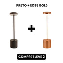 Luminária de Mesa Recarregável Sem fio Decorativa COMPRE 1 LEVE 2 Casa Farfelle  125 (Iluminação)  Casa Farfelle