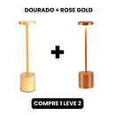 Luminária de Mesa Recarregável Sem fio Decorativa COMPRE 1 LEVE 2 Casa Farfelle  125 (Iluminação)  Casa Farfelle