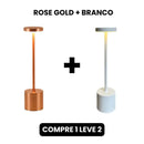 Luminária de Mesa Recarregável Sem fio Decorativa COMPRE 1 LEVE 2 Casa Farfelle  125 (Iluminação)  Casa Farfelle