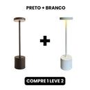 Luminária de Mesa Recarregável Sem fio Decorativa COMPRE 1 LEVE 2 Casa Farfelle  125 (Iluminação)  Casa Farfelle