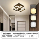 Luminária de Teto LED Moderna  200 (Iluminação)  Casa Farfelle