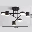 Luminária de Teto LED Triplo Design Moderno e Sofisticado Zelar - Casa & Jardim  Luminária de Teto  Casa Farfelle