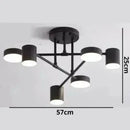 Luminária de Teto LED Triplo  194 (Iluminação)  Casa Farfelle