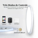 Luminária de Teto Plafon LED Redondo Inteligente Alexa Google Home Casa Farfelle  161 (Iluminação)  Casa Farfelle