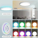 Luminária de Teto Plafon LED Redondo Inteligente Alexa Google Home  Iluminação  Casa Farfelle