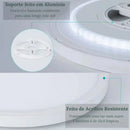 Luminária de Teto Plafon LED Redondo Inteligente Alexa Google Home  Iluminação  Casa Farfelle