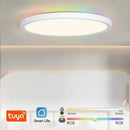 Luminária de Teto Plafon LED Redondo Inteligente Alexa Google Home  Iluminação  Casa Farfelle