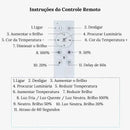 Luminária de Teto Plafon Led Sobrepor Redondo Moderno Com Controle  159 (Iluminação)  Casa Farfelle