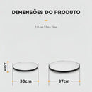 Luminária de Teto Plafon Led Sobrepor Redondo Moderno  Iluminação  Casa Farfelle
