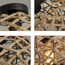 Luminária de Teto Plafon Oho-Chic – Estilo Retrô e Elegância Natural Zelar - Casa & Jardim  Luminária de Teto  Casa Farfelle