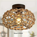 Luminária de Teto Plafon Oho-Chic – Estilo Retrô e Elegância Natural Zelar - Casa & Jardim  Luminária de Teto  Casa Farfelle