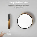 Luminária de Teto Plafon Redondo LED Estilo Nórdico  Iluminação  Casa Farfelle