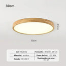 Luminária de Teto Plafon Redondo Led Moderno  Iluminação  Casa Farfelle