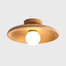 Luminária de Teto Sobrepor em Madeira Estilo Natural e Iluminação Aconchegante Zelar - Casa & Jardim  Luminária de Teto  Casa Farfelle