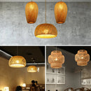 Lustre Luminaria Pendente Fibra Natural Artesanal Decorativo Bivolt Casa Farfelle  121 (Iluminação)  Casa Farfelle