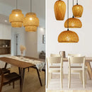 Lustre Luminaria Pendente Fibra Natural Artesanal Decorativo Bivolt Casa Farfelle  121 (Iluminação)  Casa Farfelle