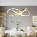 Lustre Para Sala Excecutive - Golden Evolut Casa Farfelle  131 (Iluminação)  Casa Farfelle