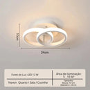 Lustre Para Sala Moderno em LED Casa Farfelle  133 (Iluminação)  Casa Farfelle