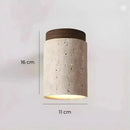 Lustre Pedra Travertino com Textura Natural e Iluminação Aconchegante  Iluminação  Casa Farfelle