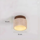 Lustre Pedra Travertino com Textura Natural e Iluminação Aconchegante  Iluminação  Casa Farfelle