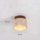 Lustre Pedra Travertino com Textura Natural e Iluminação Aconchegante Zelar - Casa & Jardim  Luminária de Teto  Casa Farfelle