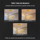 Lustre Pendente Circular Triplo em LED Casa Farfelle  192 (Iluminação)  Casa Farfelle