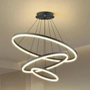 Lustre Pendente Circular Triplo em LED  Iluminação  Casa Farfelle
