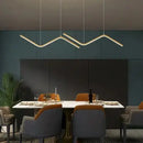 Lustre Pendente Flow Line LED Zelar - Casa & Jardim    Casa Farfelle