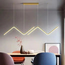 Lustre Pendente Flow Line LED Zelar - Casa & Jardim    Casa Farfelle