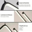 Lustre Pendente Moderno - Minimalista Premium  Iluminação  Casa Farfelle