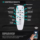 Lustre Pendente Moderno Vallbona com Controle Remoto Casa Farfelle  113 (Iluminação)  Casa Farfelle