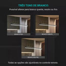 Lustre Pendente Moderno Vallbona com Controle Remoto  Iluminação  Casa Farfelle