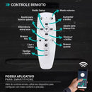 Lustre Pendente Moderno Vallbona com Controle Remoto  Iluminação  Casa Farfelle