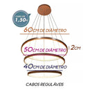 Lustre Pendente Quality Montreal Led Bivolt 97 (Iluminação)  Casa Farfelle
