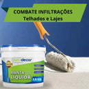 Manta Líquida Impermeabilizante Emborrachada Eurodecor Casa Farfelle    Casa Farfelle