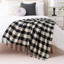 Manta Xadrez Battilo com Borlas Casa Farfelle  206  Casa Farfelle