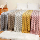 Manta de Malha Jacquard Vintage Casa Farfelle  210  Casa Farfelle