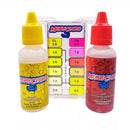 Medidor de pH e Cloro e Alcalinidade Kit Estojo Teste Água de Piscina Casa Farfelle    Casa Farfelle