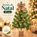 Mini Pinheiro de Natal de Mesa Luxo Decorado Nevada Premium  Natal  Casa Farfelle