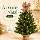 Mini Pinheiro de Natal de Mesa Luxo Decorado Nevada Premium  Natal  Casa Farfelle