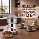 Moedor Triturador Elétrico Multifuncional em Aço Inox    Casa Farfelle