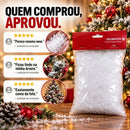 Neve Artificial Plástica para Decoração de Natal 50g  Natal  Casa Farfelle