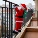 Papai Noel Subindo Escada Decorativo 90cm  Natal  Casa Farfelle