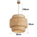 Pendente Artesanal de Bambu  Iluminação  Casa Farfelle