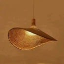 Pendente de Rattan Hat - Design Natural e Elegância Atemporal  Iluminação  Casa Farfelle