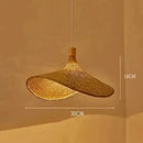 Pendente de Rattan Hat - Design Natural e Elegância Atemporal  Iluminação  Casa Farfelle